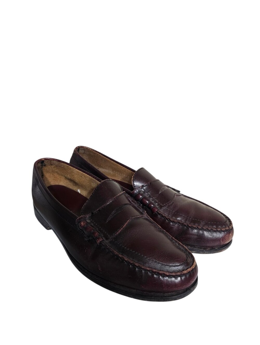 Womens Vintage Penny Loafers 80s Vintage 8.5